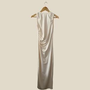 Cream long dress